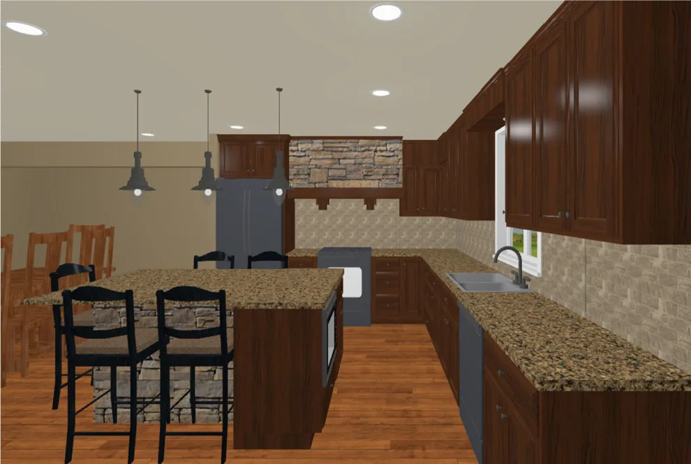Rustic Kitchen Renovation Concept Illustrations by DC Strategies, LLC - Photo 2