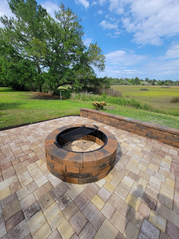 Backyard Patio & Firepit by Pleasant Landscapes - Photo 5