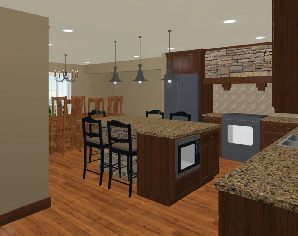 Rustic Kitchen Renovation Concept Illustrations by DC Strategies, LLC - Photo 3