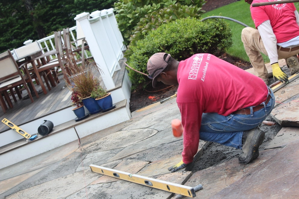 Harwich Mosaic Patio by Ponderosa Landscaping & Stonework - Photo 8