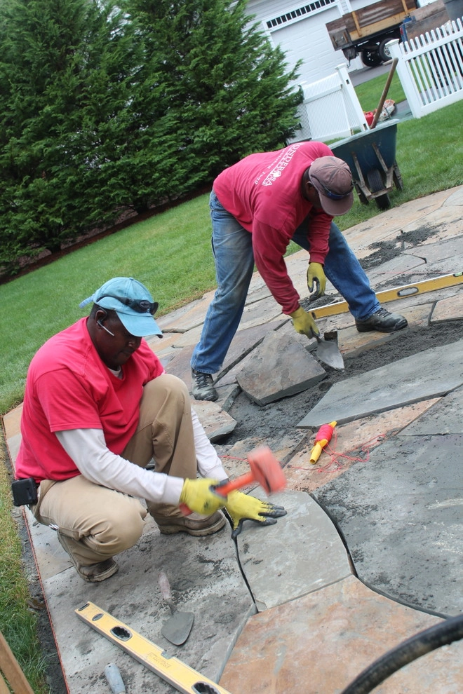 Harwich Mosaic Patio by Ponderosa Landscaping & Stonework - Photo 5