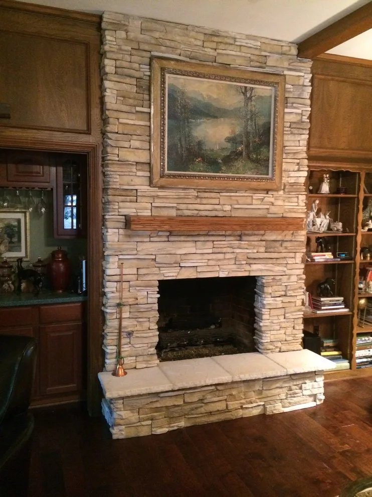 Fireplace Transformation by MHR Construction - Photo 3