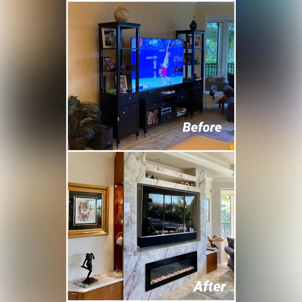 Fireplace Makeover by Italian PNR Group - Photo 2