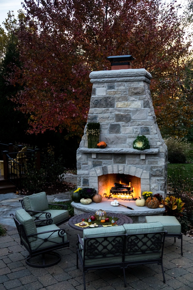 Ladue MO- Fireplace, Patio, Deck & Kitchen by Poynter Landscape Architecture & Construction - Photo 19