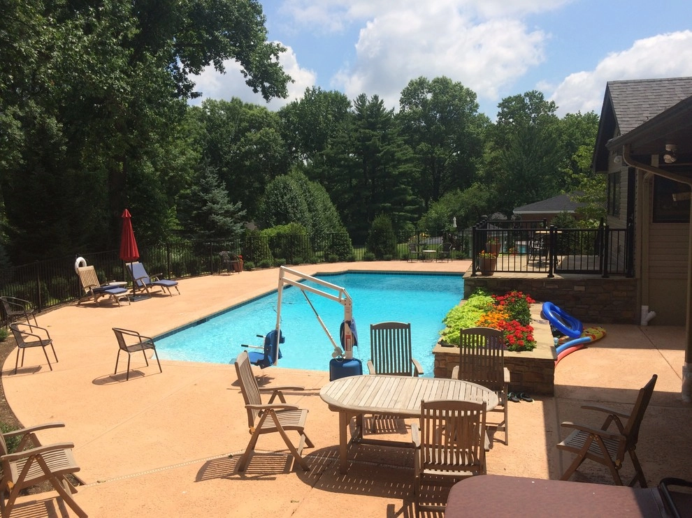 Westwood Pool Project - Before, During, & After Photos by Poynter Landscape Architecture & Construction - Photo 19