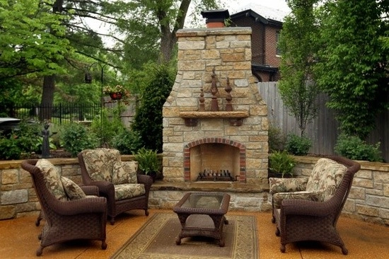 University City MO- Pool, Pool House, Kitchen & Fireplace by Poynter Landscape Architecture & Construction - Photo 5
