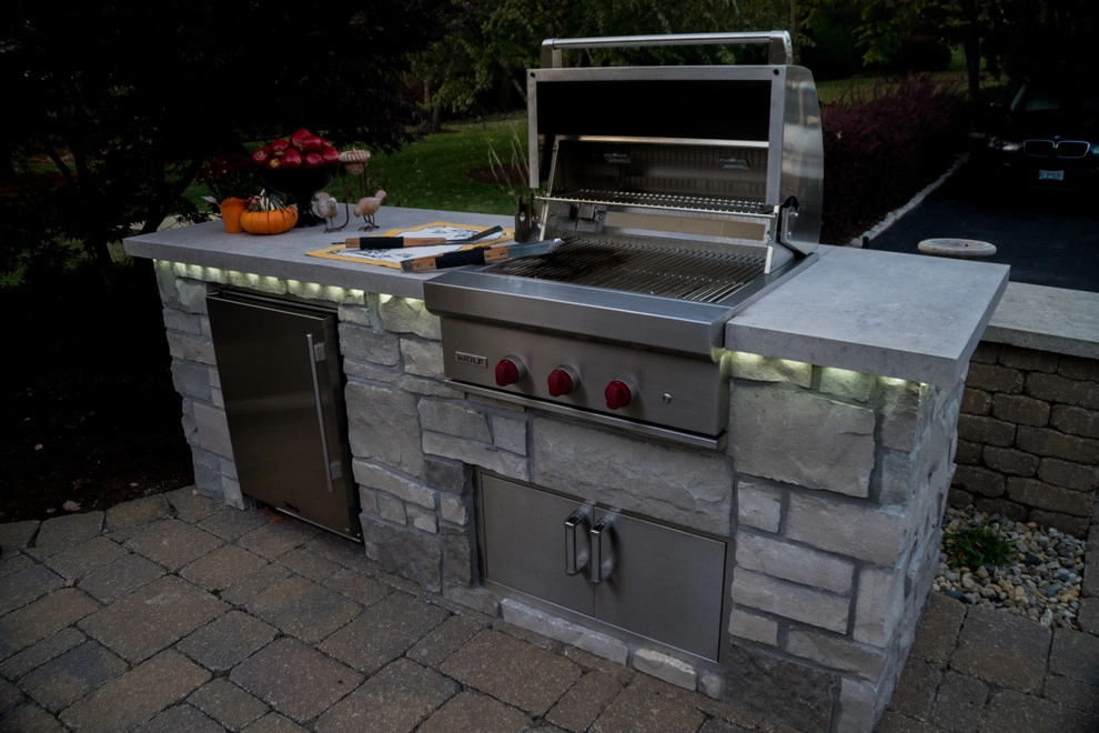 Ladue MO- Fireplace, Patio, Deck & Kitchen by Poynter Landscape Architecture & Construction - Photo 5