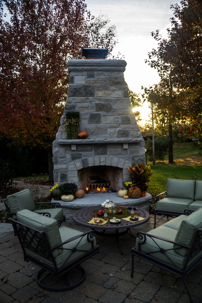 Ladue MO- Fireplace, Patio, Deck & Kitchen by Poynter Landscape Architecture & Construction - Photo 18