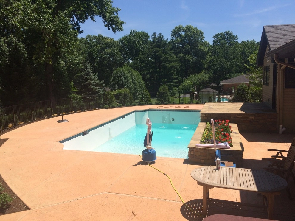 Westwood Pool Project - Before, During, & After Photos by Poynter Landscape Architecture & Construction - Photo 13