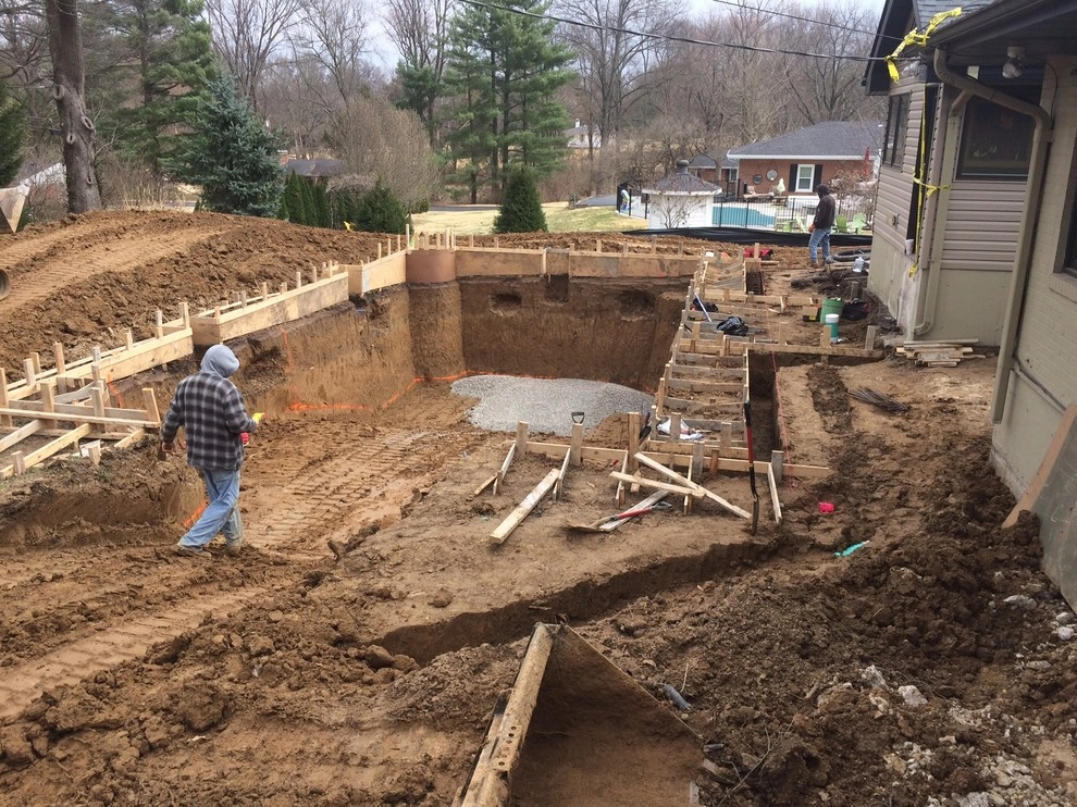Westwood Pool Project - Before, During, & After Photos by Poynter Landscape Architecture & Construction - Photo 10
