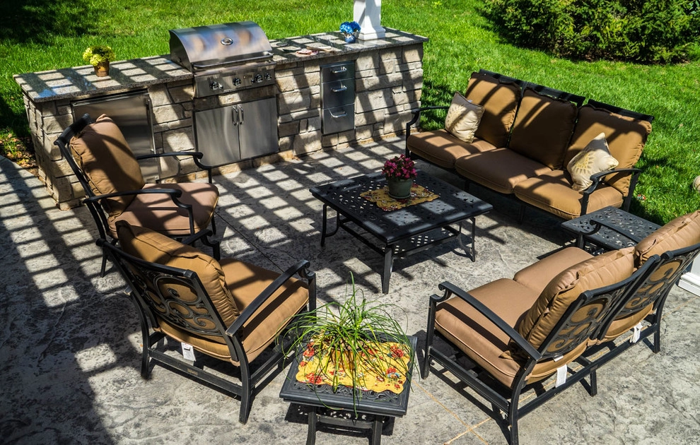 Kirkwood MO- Patio, Kitchen & Pergola by Poynter Landscape Architecture & Construction - Photo 6
