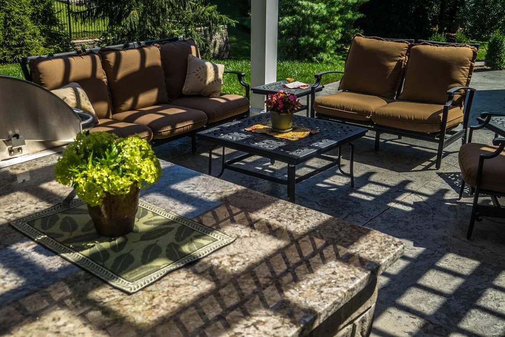 Kirkwood MO- Patio, Kitchen & Pergola by Poynter Landscape Architecture & Construction - Photo 4