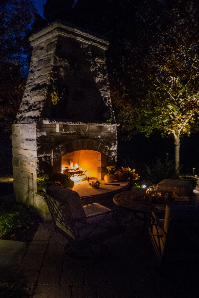 Ladue MO- Fireplace, Patio, Deck & Kitchen by Poynter Landscape Architecture & Construction - Photo 12