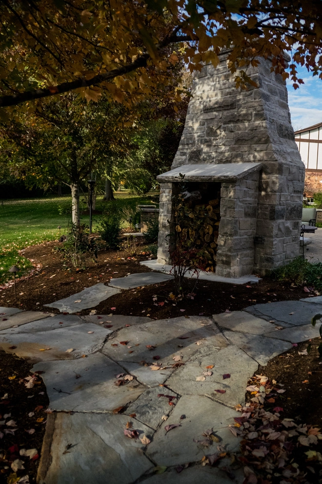 Ladue MO- Fireplace, Patio, Deck & Kitchen by Poynter Landscape Architecture & Construction - Photo 6