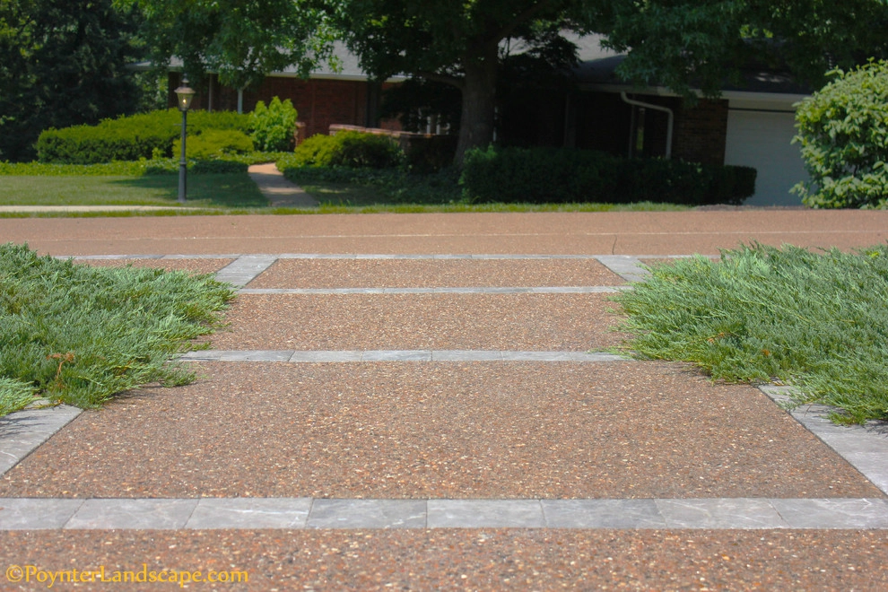 Clayton MO- Landscape Driveway & Backyard by Poynter Landscape Architecture & Construction - Photo 5