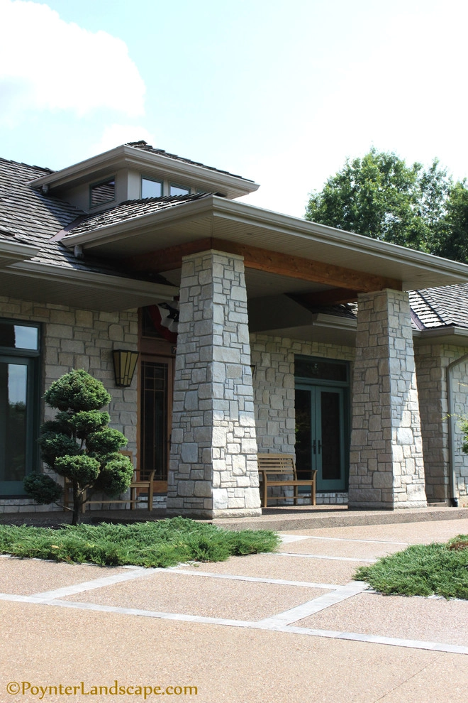 Clayton MO- Landscape Driveway & Backyard by Poynter Landscape Architecture & Construction - Photo 7