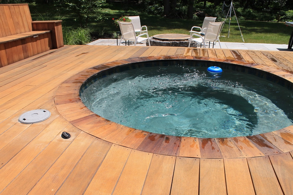 Custom Spa and Cedar Deck by Artisan Landscapes And Pools - Photo 3