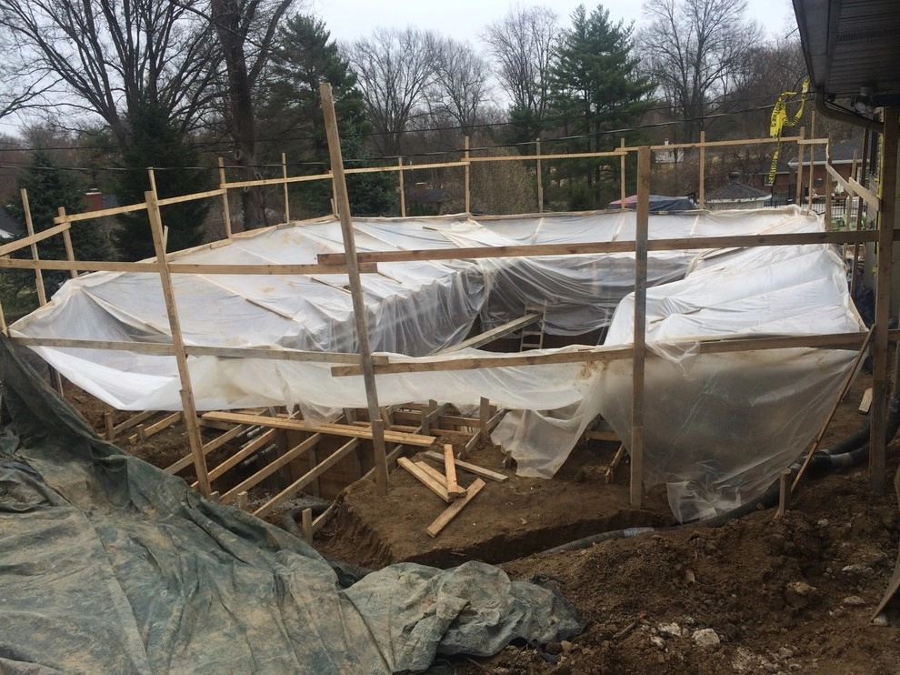 Westwood Pool Project - Before, During, & After Photos by Poynter Landscape Architecture & Construction - Photo 4