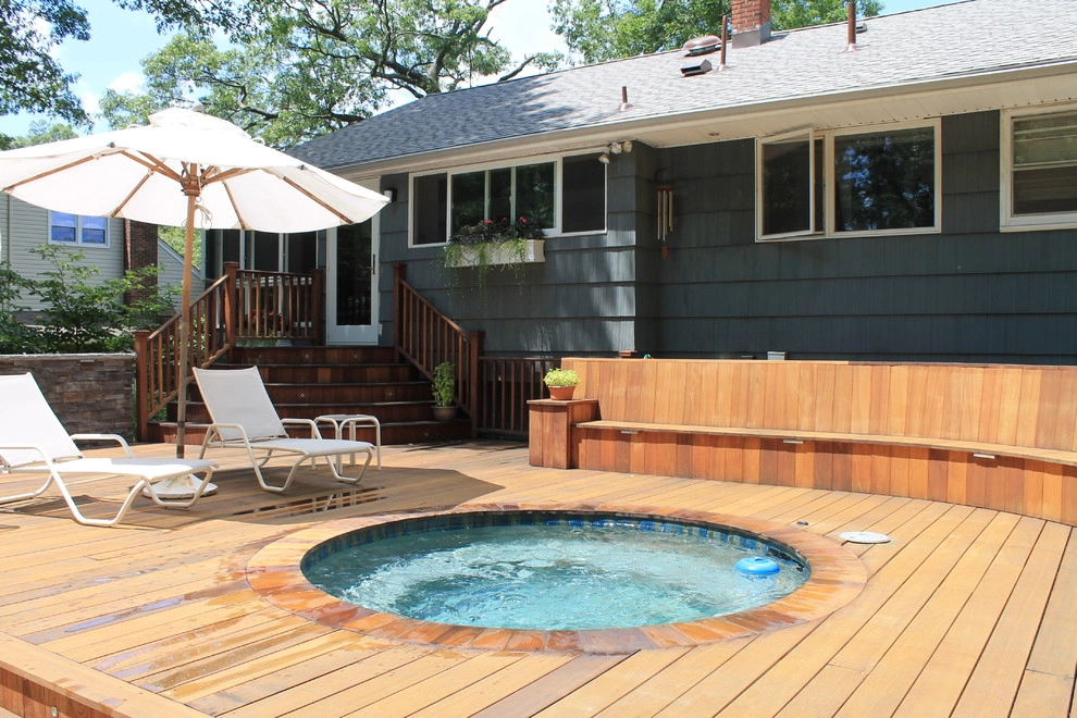 Custom Spa and Cedar Deck by Artisan Landscapes And Pools - Photo 2