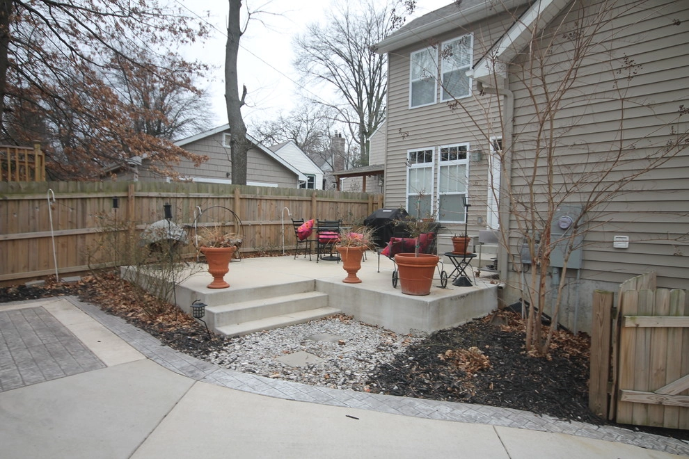 Webster Groves MO- Small Backyard Patio & Fireplace by Poynter Landscape Architecture & Construction - Photo 14