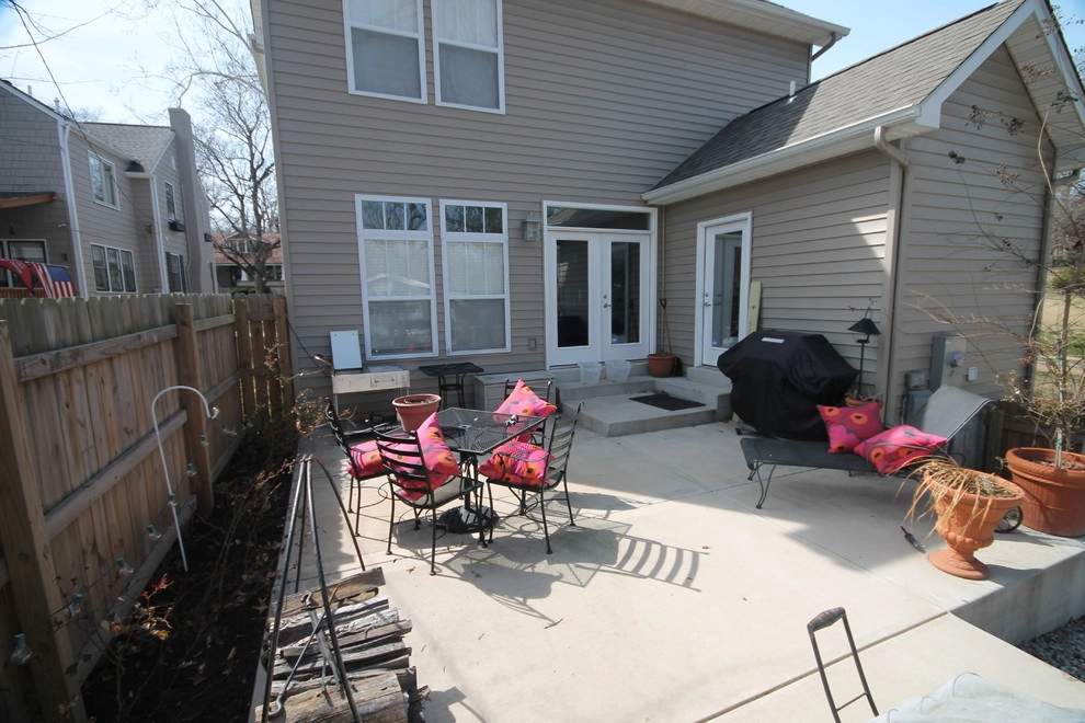 Webster Groves MO- Small Backyard Patio & Fireplace by Poynter Landscape Architecture & Construction - Photo 5