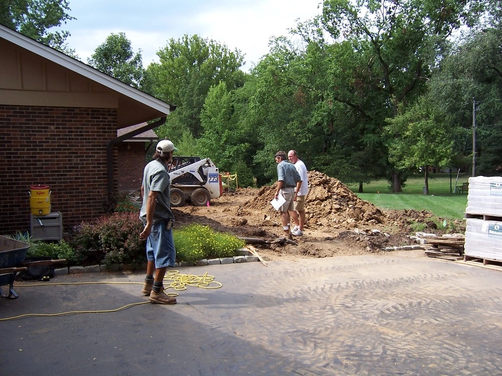Ladue MO- Fireplace, Patio, Deck & Kitchen by Poynter Landscape Architecture & Construction - Photo 17