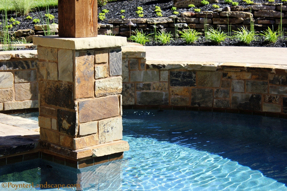 Outdoor Pool, Pavilion, & Patio by Poynter Landscape Architecture & Construction - Photo 7