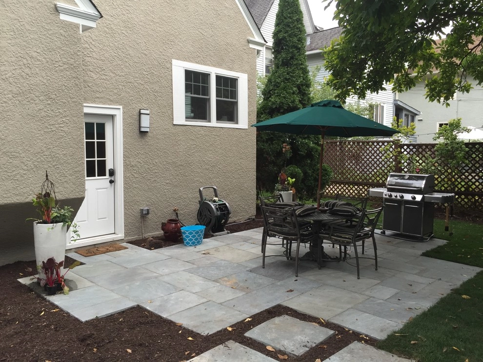 Bluestone Patio with New Craftsman Stoop by Prairie Path Group - Photo 3