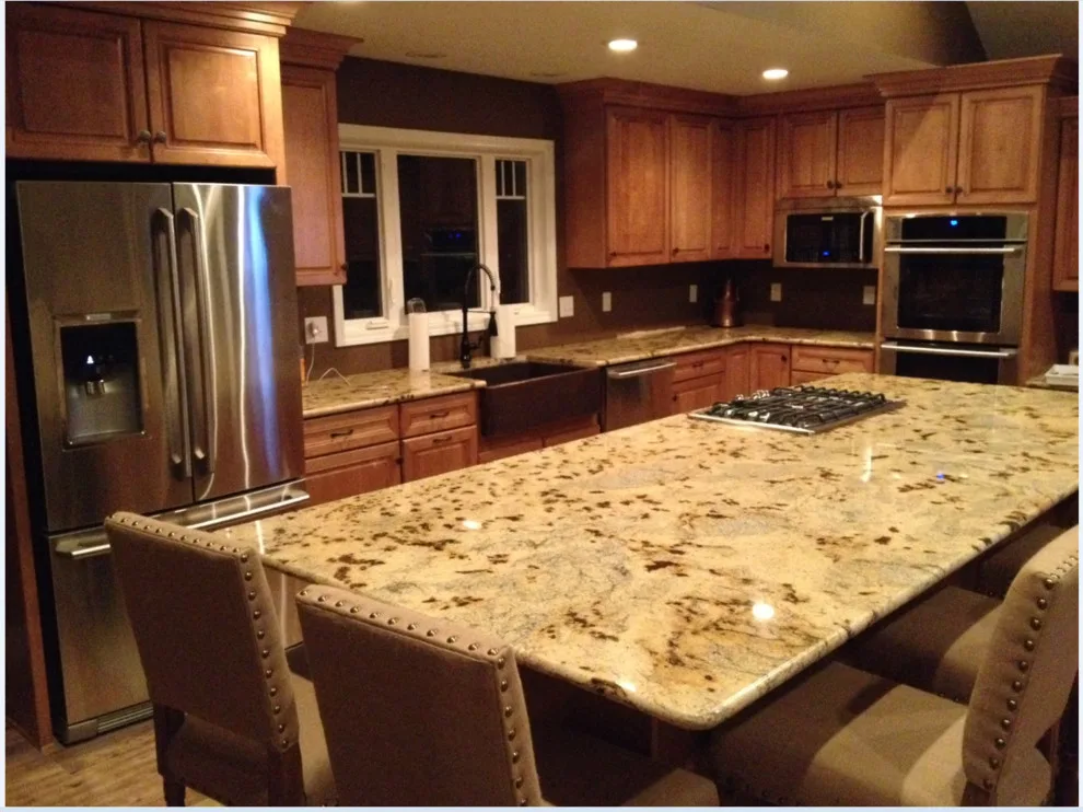 Classic Maple Kitchen Featuring a Spacious Island by Leatherman Supply Inc - Photo 2