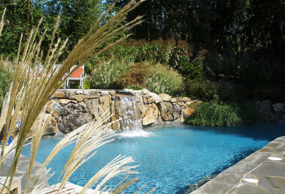 Short Hills Pool,Raised Spa, Landscape by Artisan Landscapes And Pools - Photo 3