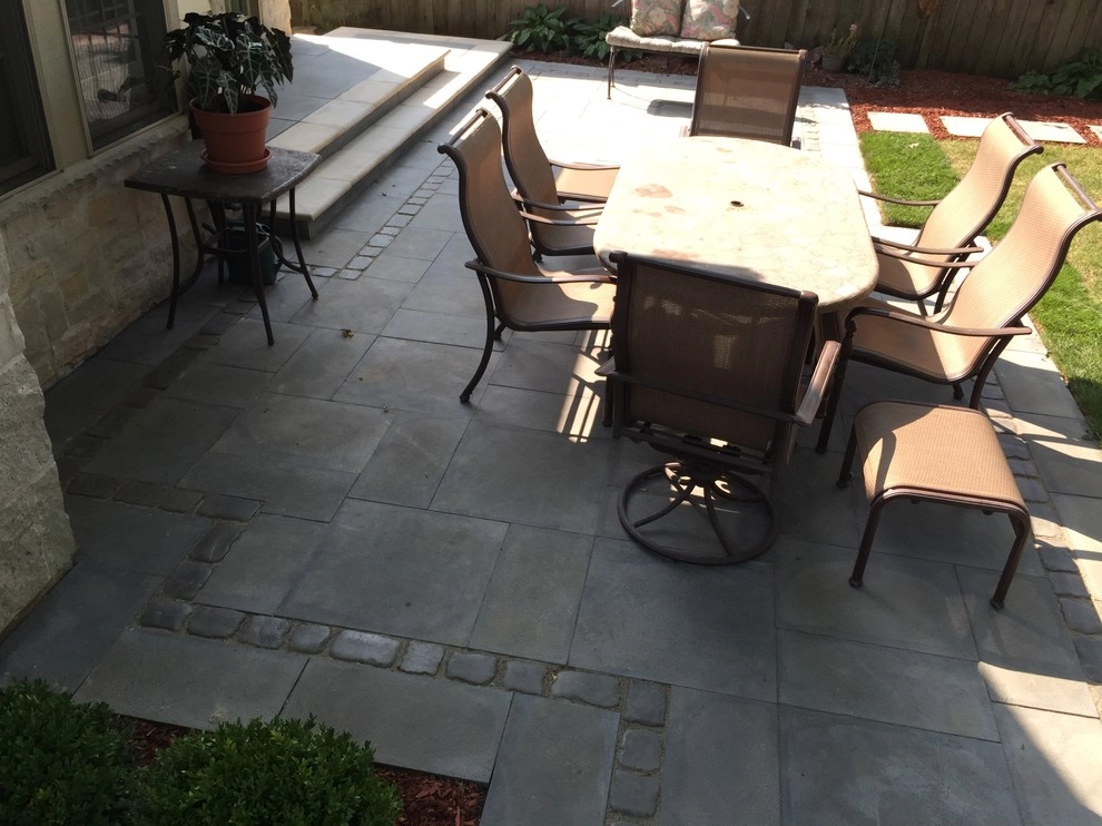 Duck Grey Patio with Cobblestone Accent by Prairie Path Group - Photo 9