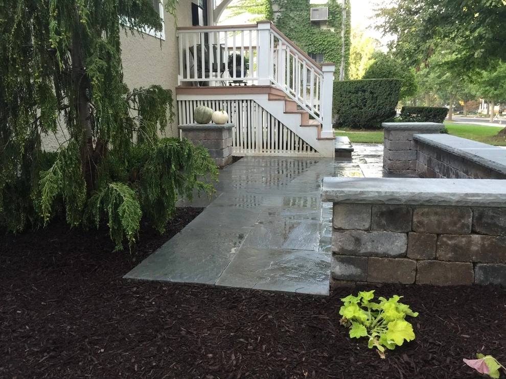 Bluestone Patio with New Craftsman Stoop by Prairie Path Group - Photo 4