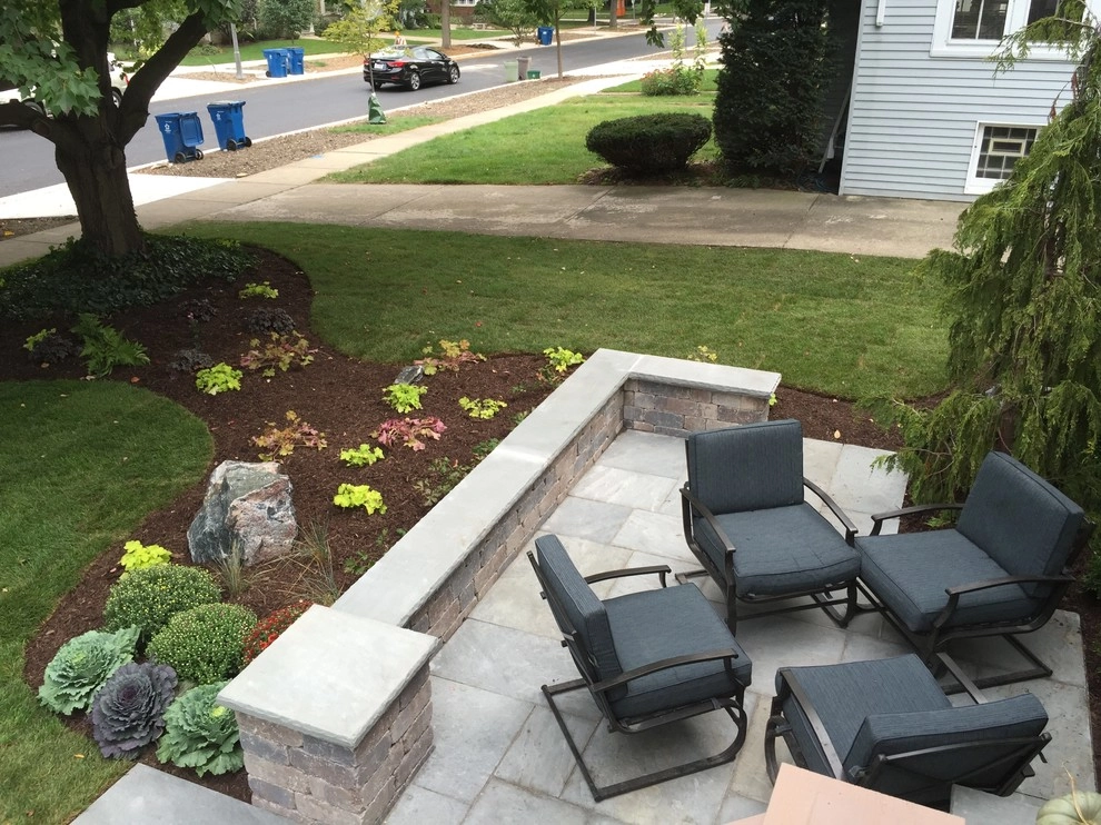 Bluestone Patio with New Craftsman Stoop by Prairie Path Group - Photo 5