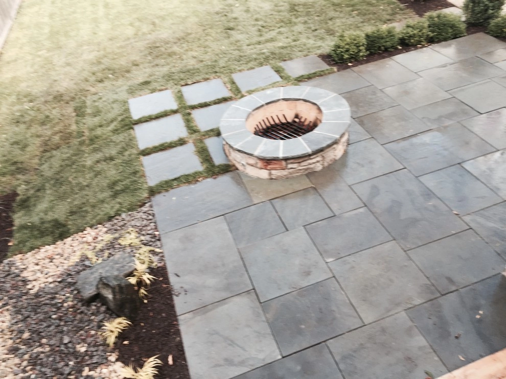 Bright Bluestone Patio with Oak Leaf Hydrangea Garden by Prairie Path Group - Photo 27