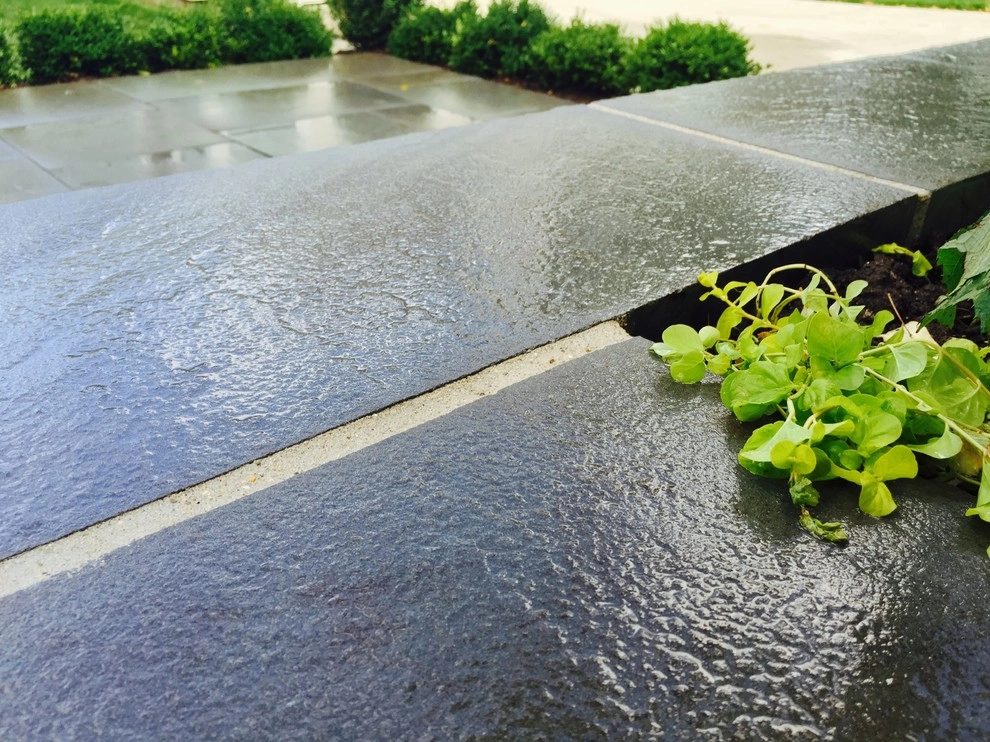 Bright Bluestone Patio with Oak Leaf Hydrangea Garden by Prairie Path Group - Photo 69