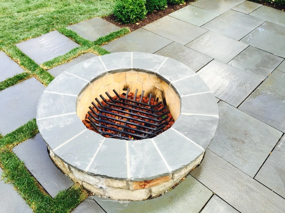Bright Bluestone Patio with Oak Leaf Hydrangea Garden by Prairie Path Group - Photo 40