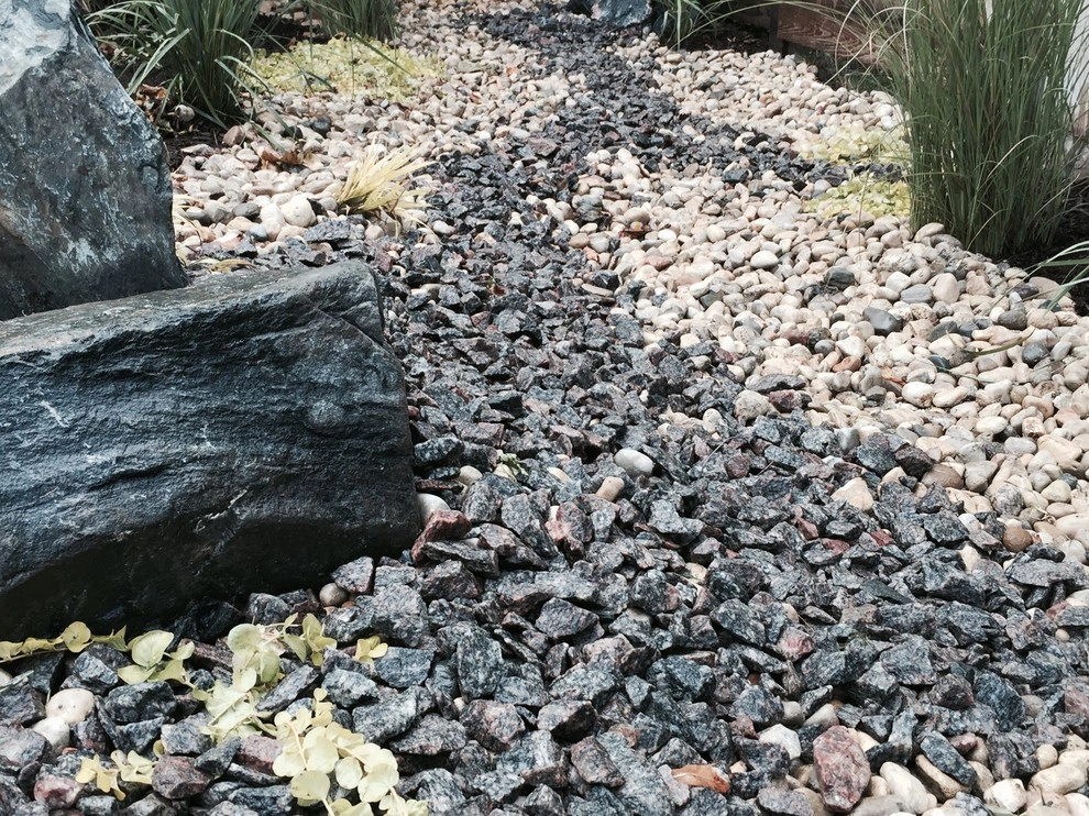 Bright Bluestone Patio with Oak Leaf Hydrangea Garden by Prairie Path Group - Photo 21