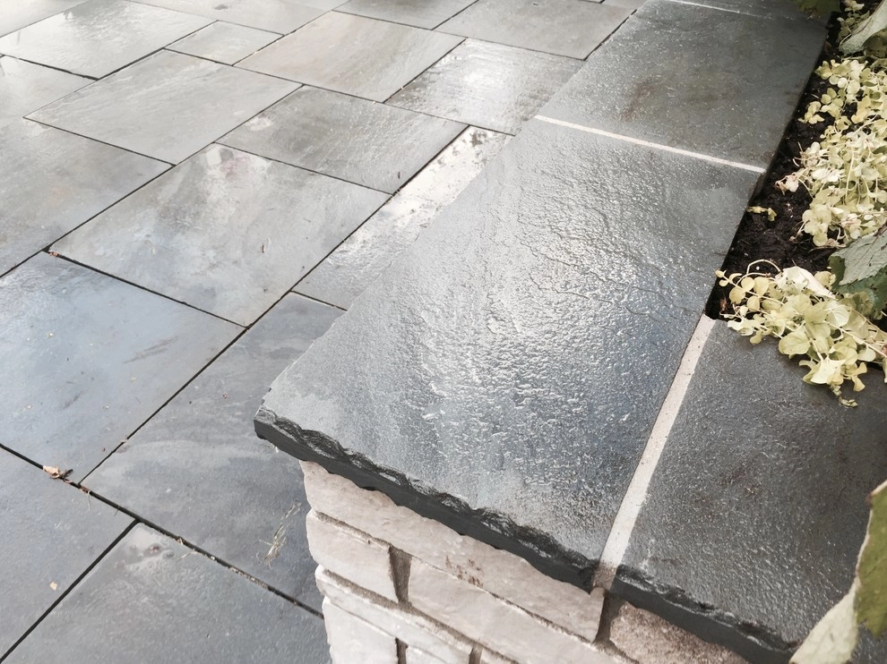 Bright Bluestone Patio with Oak Leaf Hydrangea Garden by Prairie Path Group - Photo 66
