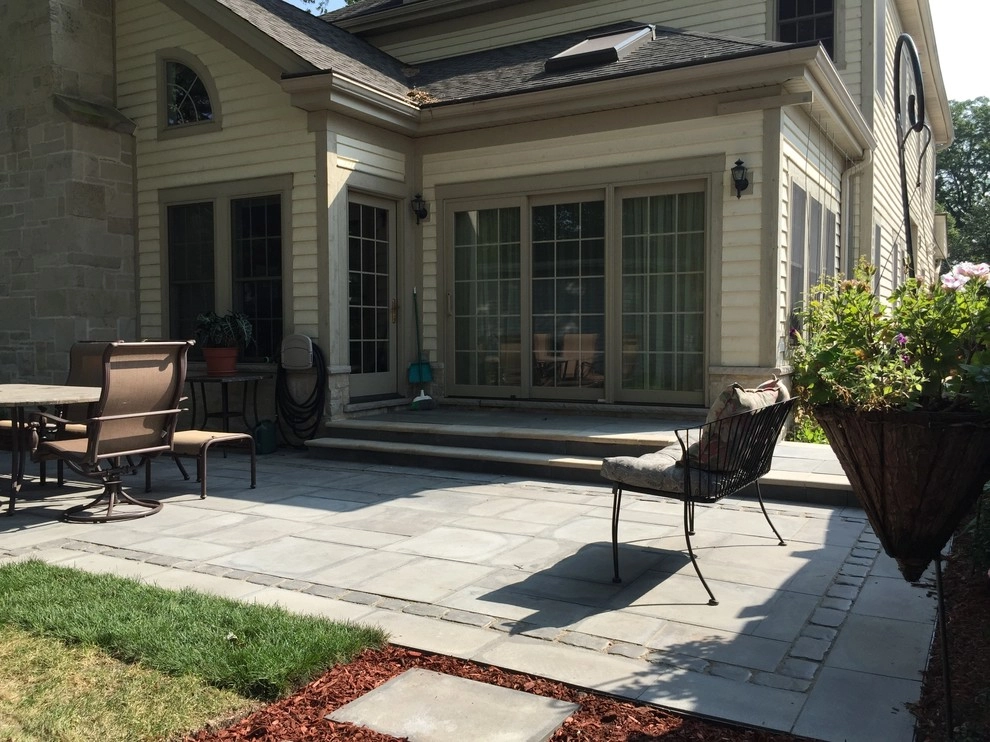 Duck Grey Patio with Cobblestone Accent by Prairie Path Group - Photo 10