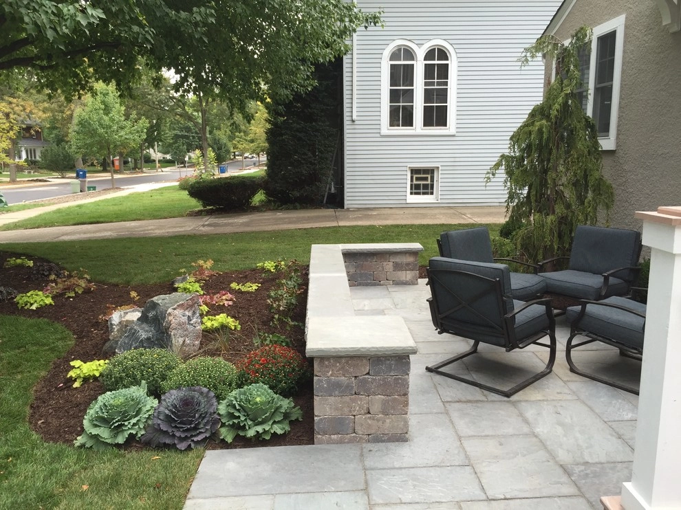 Bluestone Patio with New Craftsman Stoop by Prairie Path Group - Photo 9