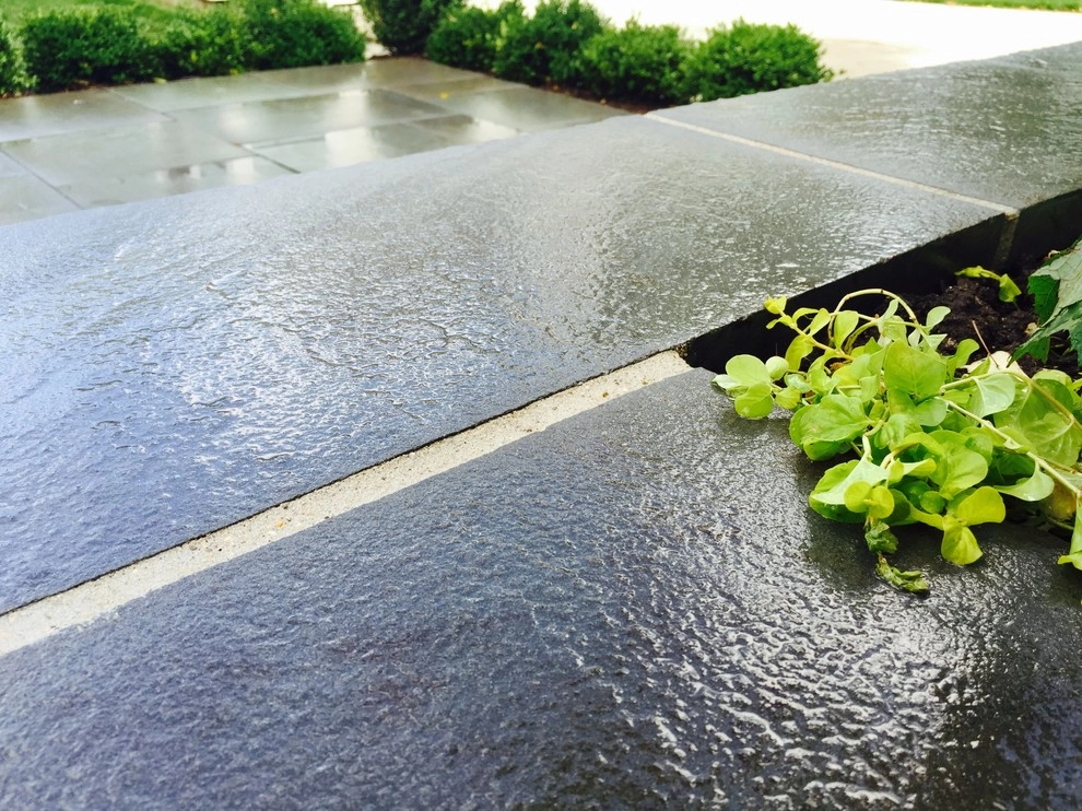 Bright Bluestone Patio with Oak Leaf Hydrangea Garden by Prairie Path Group - Photo 53