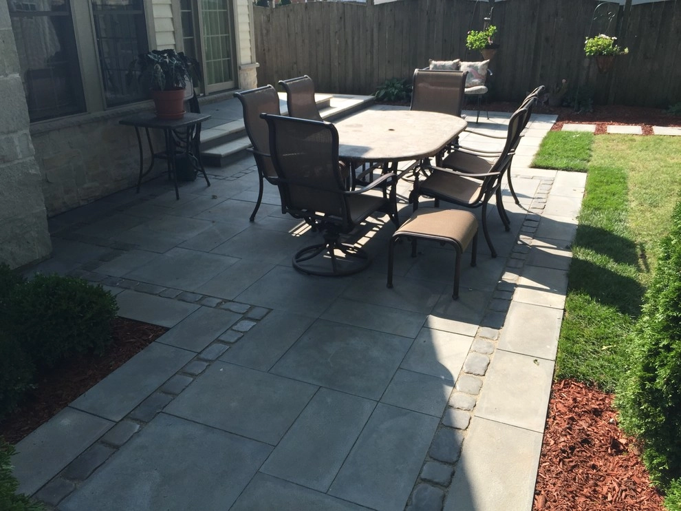 Duck Grey Patio with Cobblestone Accent by Prairie Path Group - Photo 4