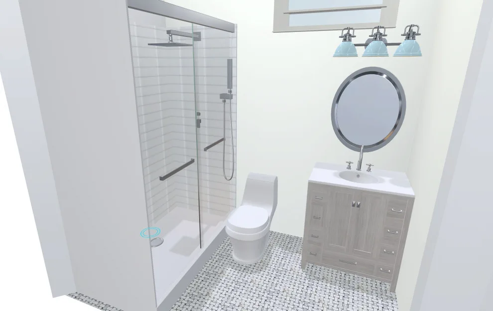 Hulen Drive Hall Bathroom by TigerTown Home Improvement LLC - Photo 2