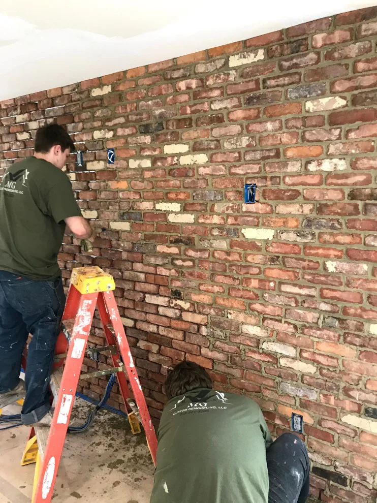 Brick Facade by MG Custom Remodeling LLC. - Photo 6