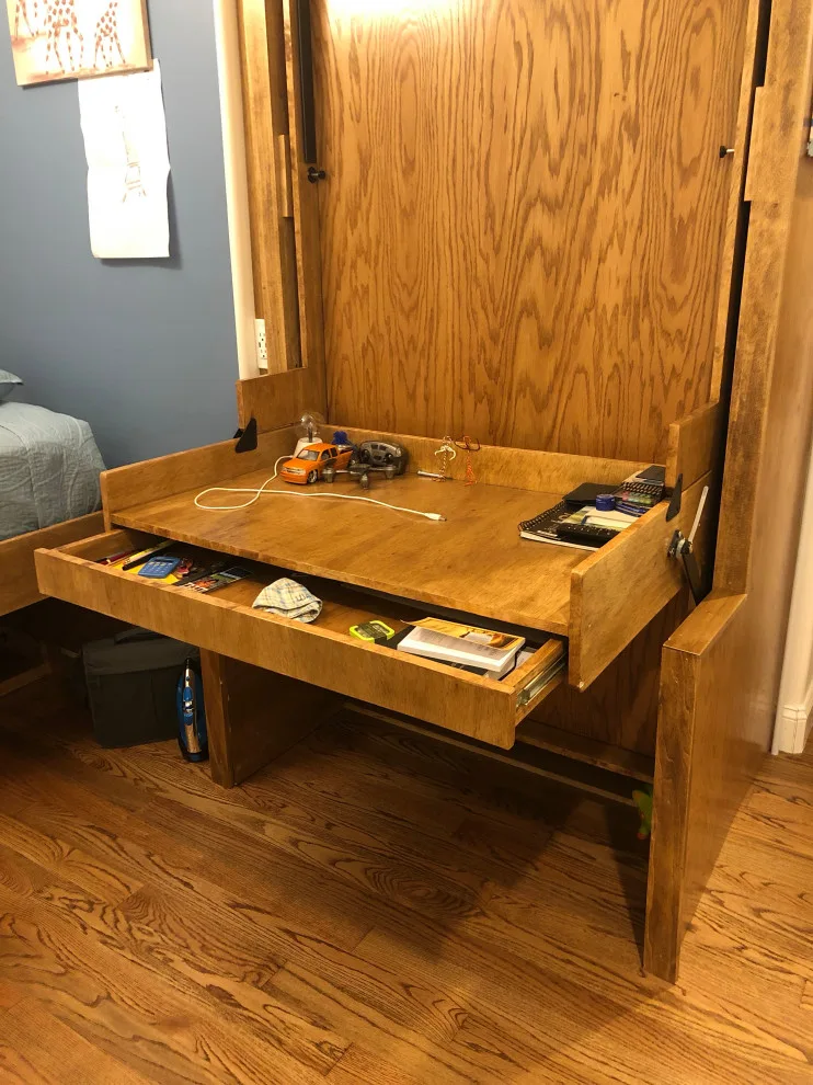 Desk-integrated Murphy Beds by Dave's Custom Tile - Photo 2