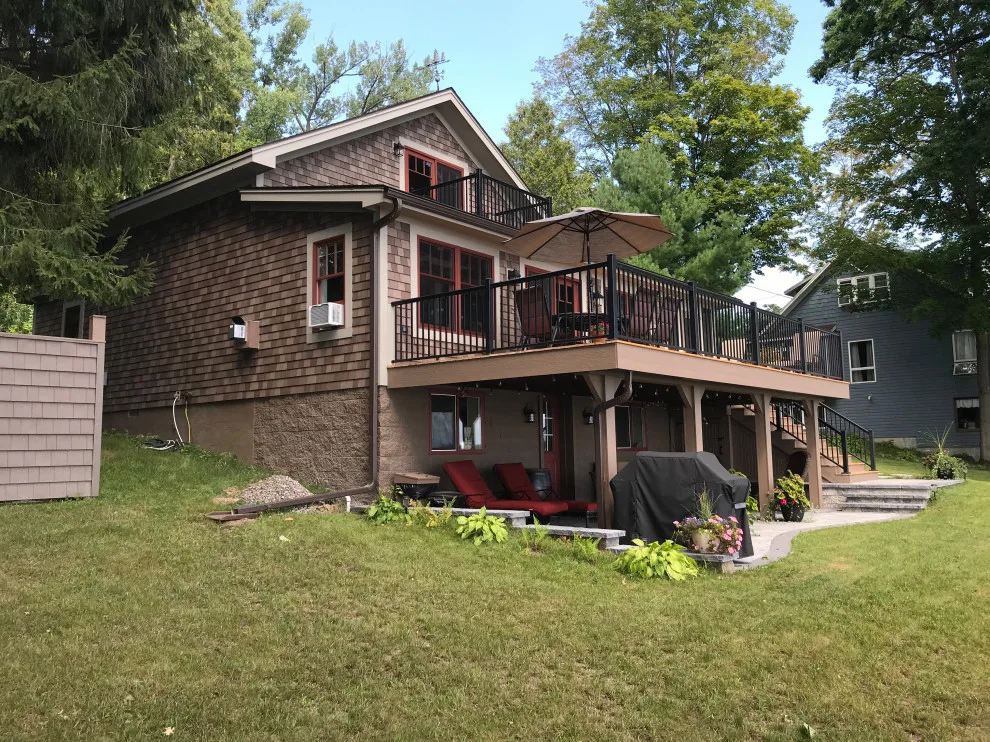 Oneida Lake Cabin Complete Interior and Exterior Renovation by Mark Frateschi Design Build - Photo 14