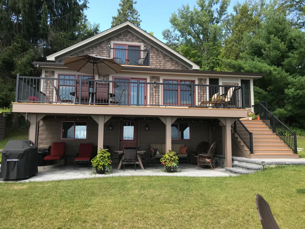 Oneida Lake Cabin Complete Interior and Exterior Renovation by Mark Frateschi Design Build - Photo 11