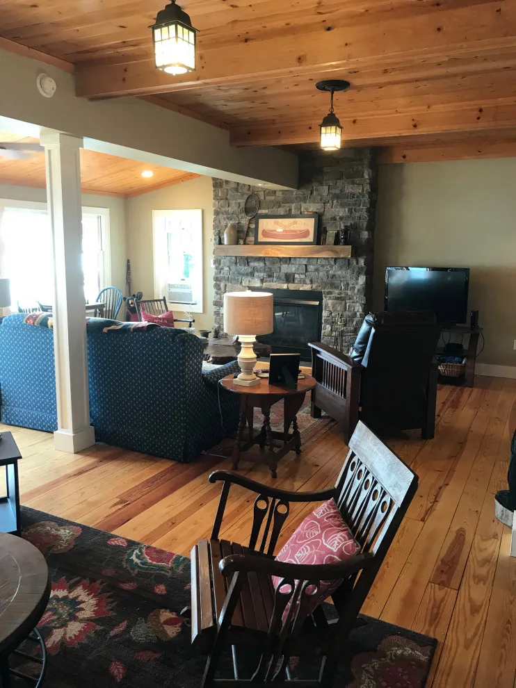 Oneida Lake Cabin Complete Interior and Exterior Renovation by Mark Frateschi Design Build - Photo 18