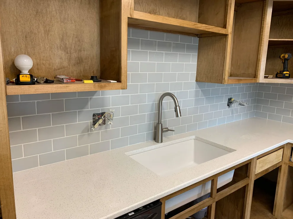 Before and After Backsplash Installation by Ultimate Remodeling - Photo 2