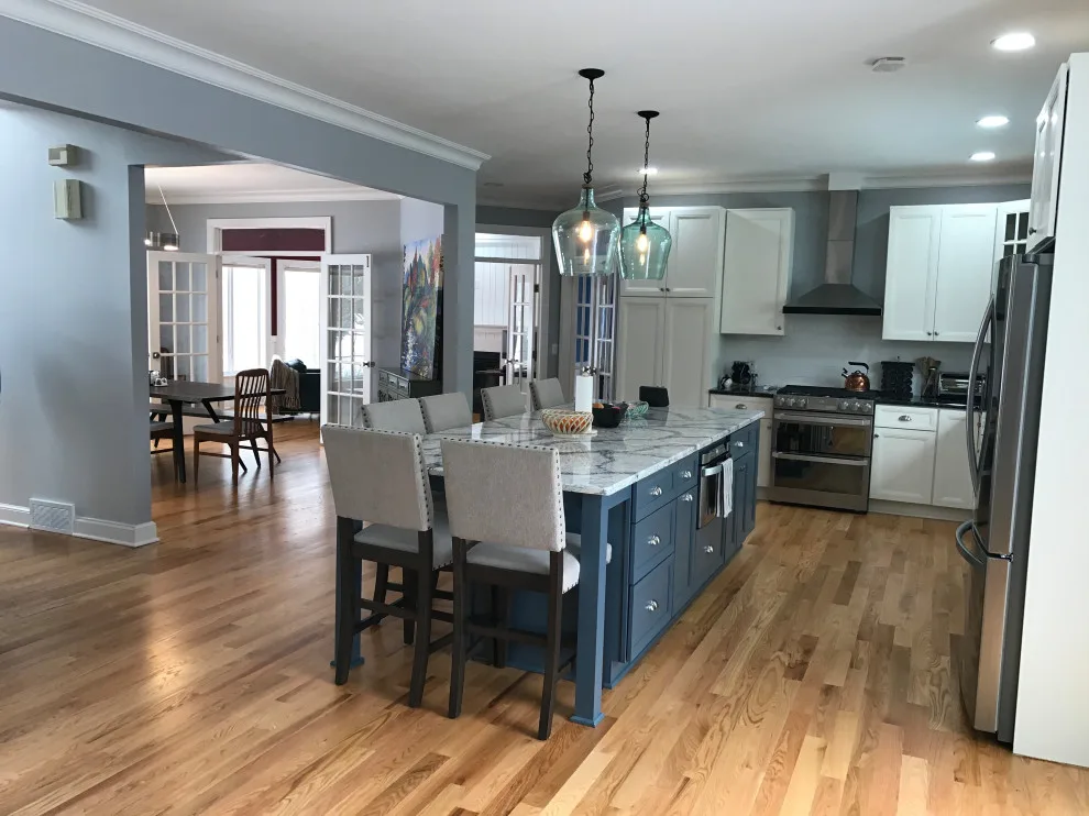 Manlius Kitchen, Dining Area, and Library Renovation by Mark Frateschi Design Build - Photo 5